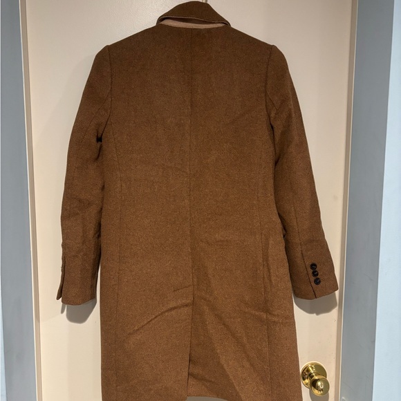 J. Crew Women's Brown Wool Topcoat - Picture 4 of 4